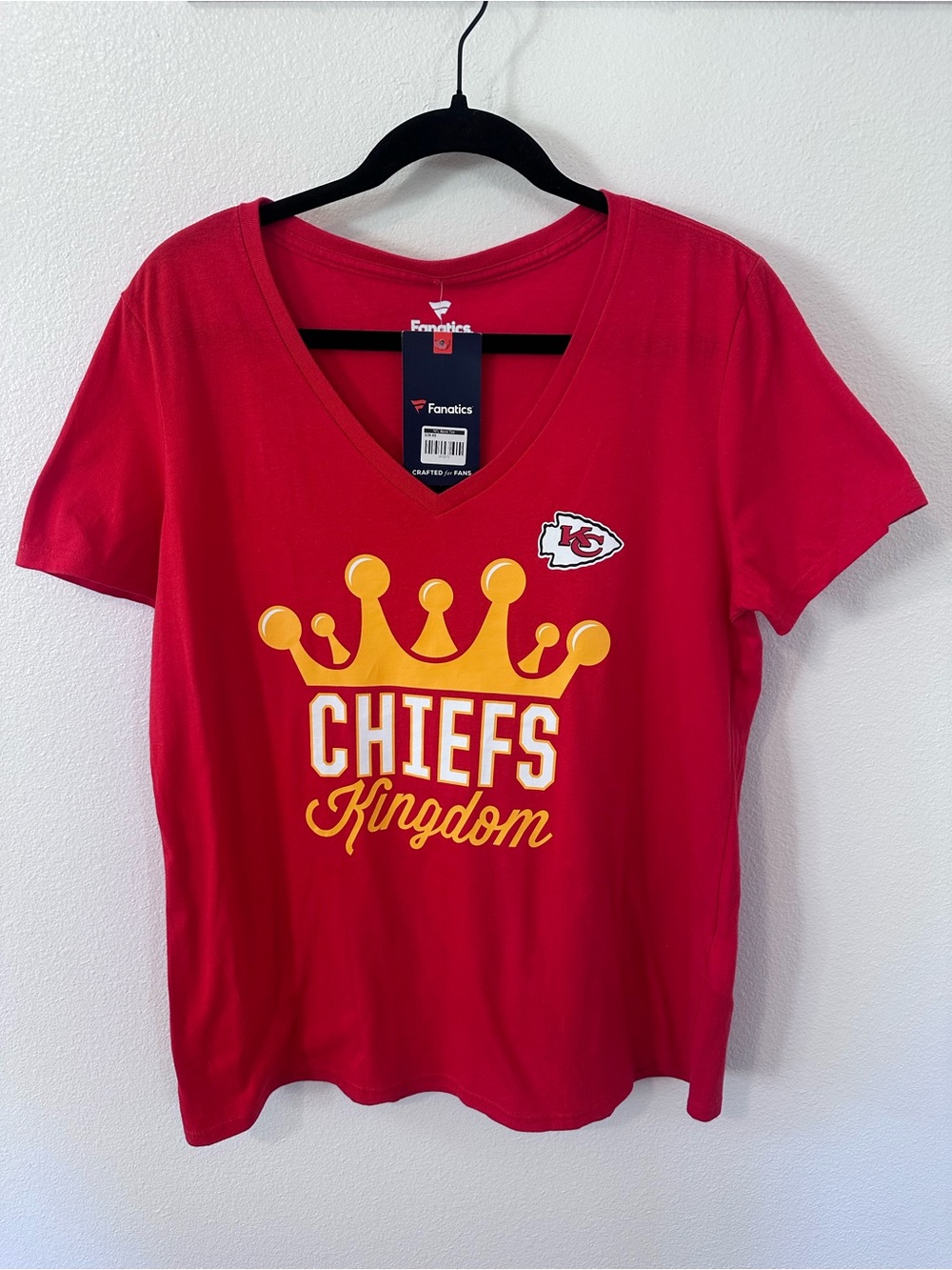 Fanatics Kansas City Chiefs Red "Chiefs Kingdom" Tee